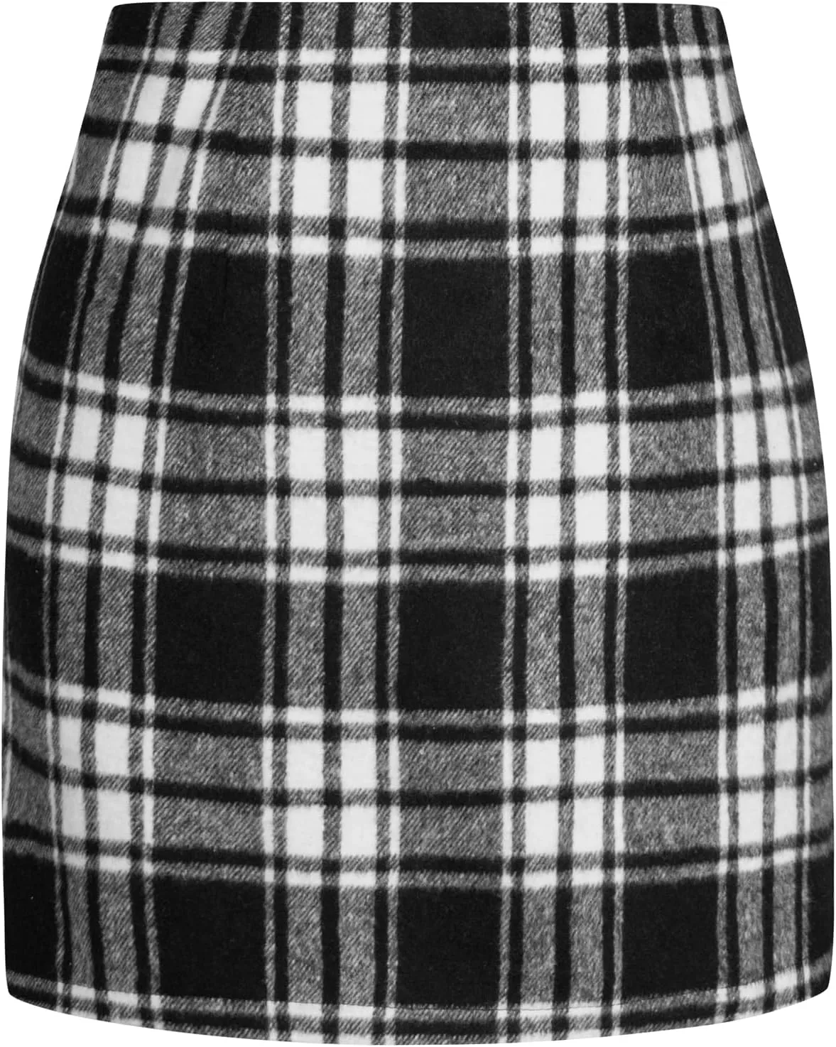 Kate Kasin 2025 Plaid Pencil Skirts for Women High Waisted Casual Stretch Bodycon Mini Skirt