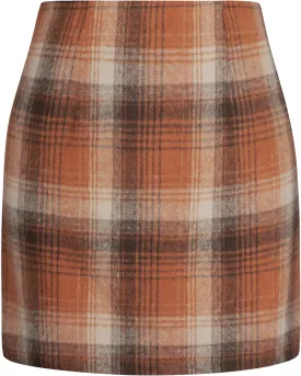 Kate Kasin 2025 Plaid Pencil Skirts for Women High Waisted Casual Stretch Bodycon Mini Skirt