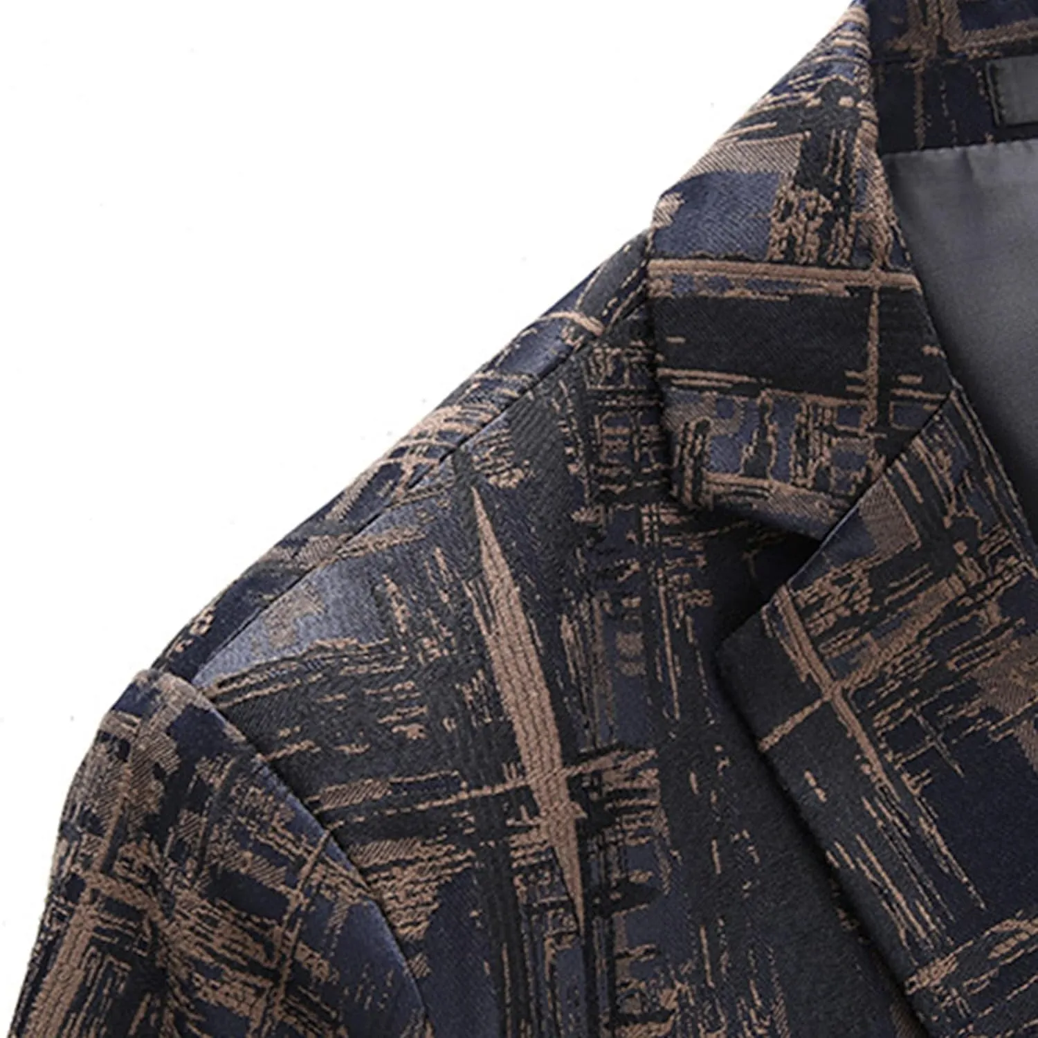 Men's Suit Jacket for Party Dinner 1 Button Slim Fit Notched Lapel Blazer Jackets Casual Business Sport Coat