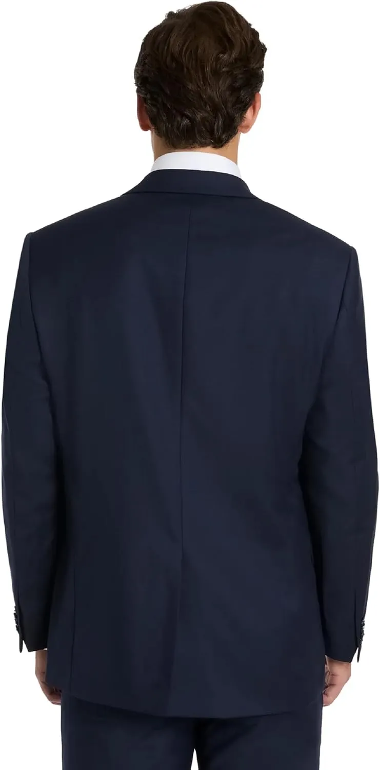 Michael Kors Mens 3-Piece Classic Fit Suit Separates | Blazer, Vest & Pants, Perfect for Weddings, Proms & Formal Events