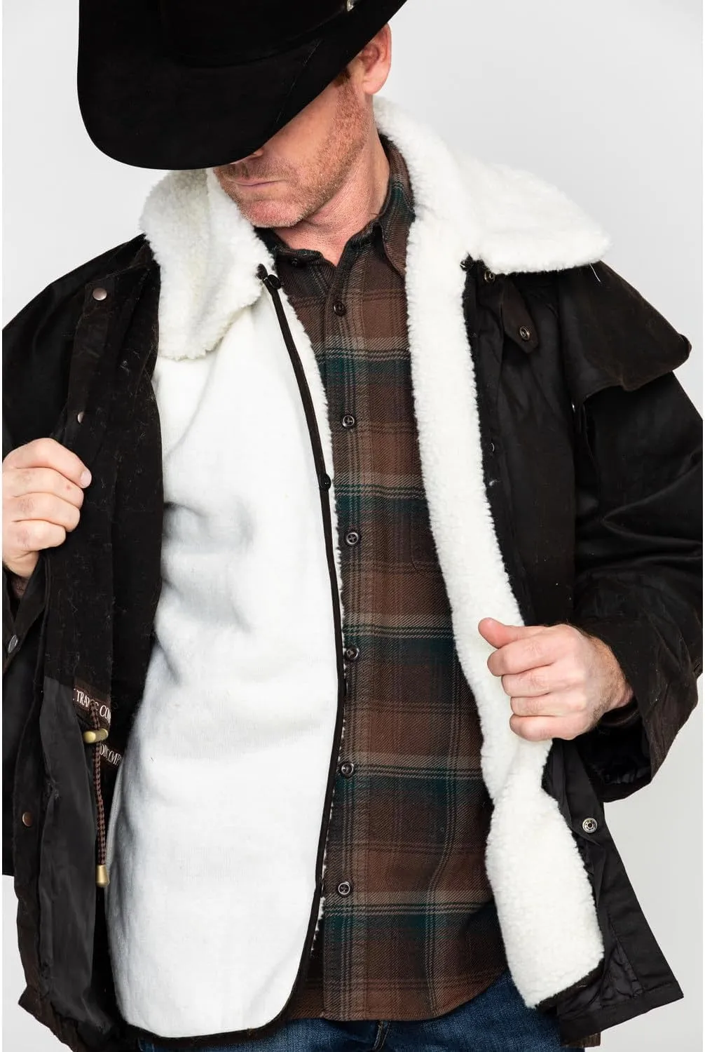 Outback Trading Company Unisex 2008 Wool Button-In Insulated Warm Liner Vest for Oilskin Jackets and Dusters