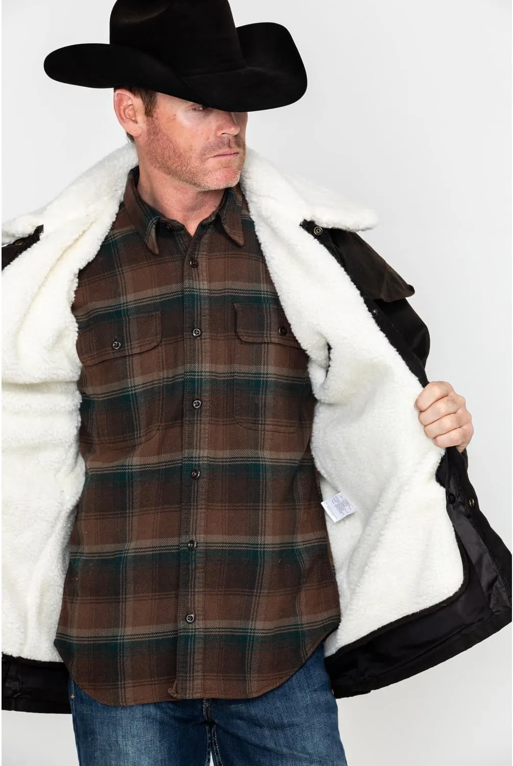 Outback Trading Company Unisex 2008 Wool Button-In Insulated Warm Liner Vest for Oilskin Jackets and Dusters